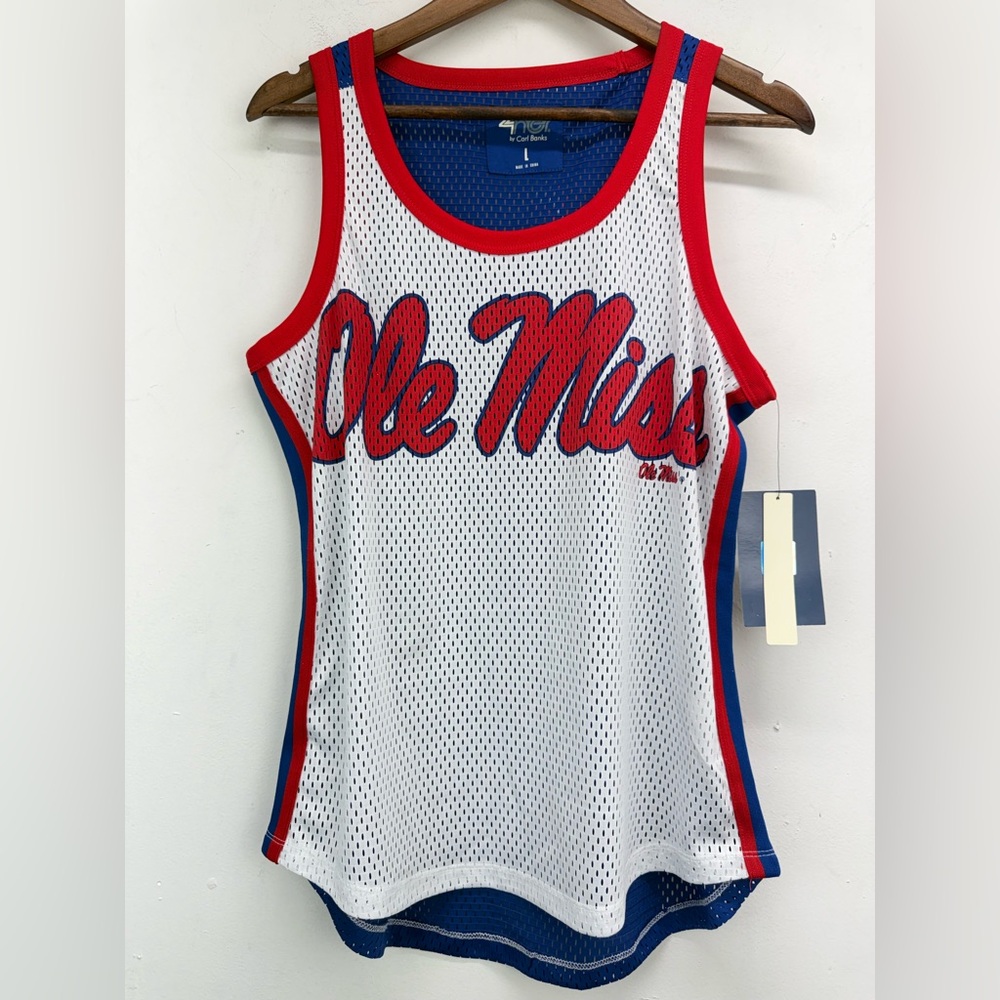 G-III 4Her Carl Banks size Large Ole Miss University Of Mississippi Jersey NWT